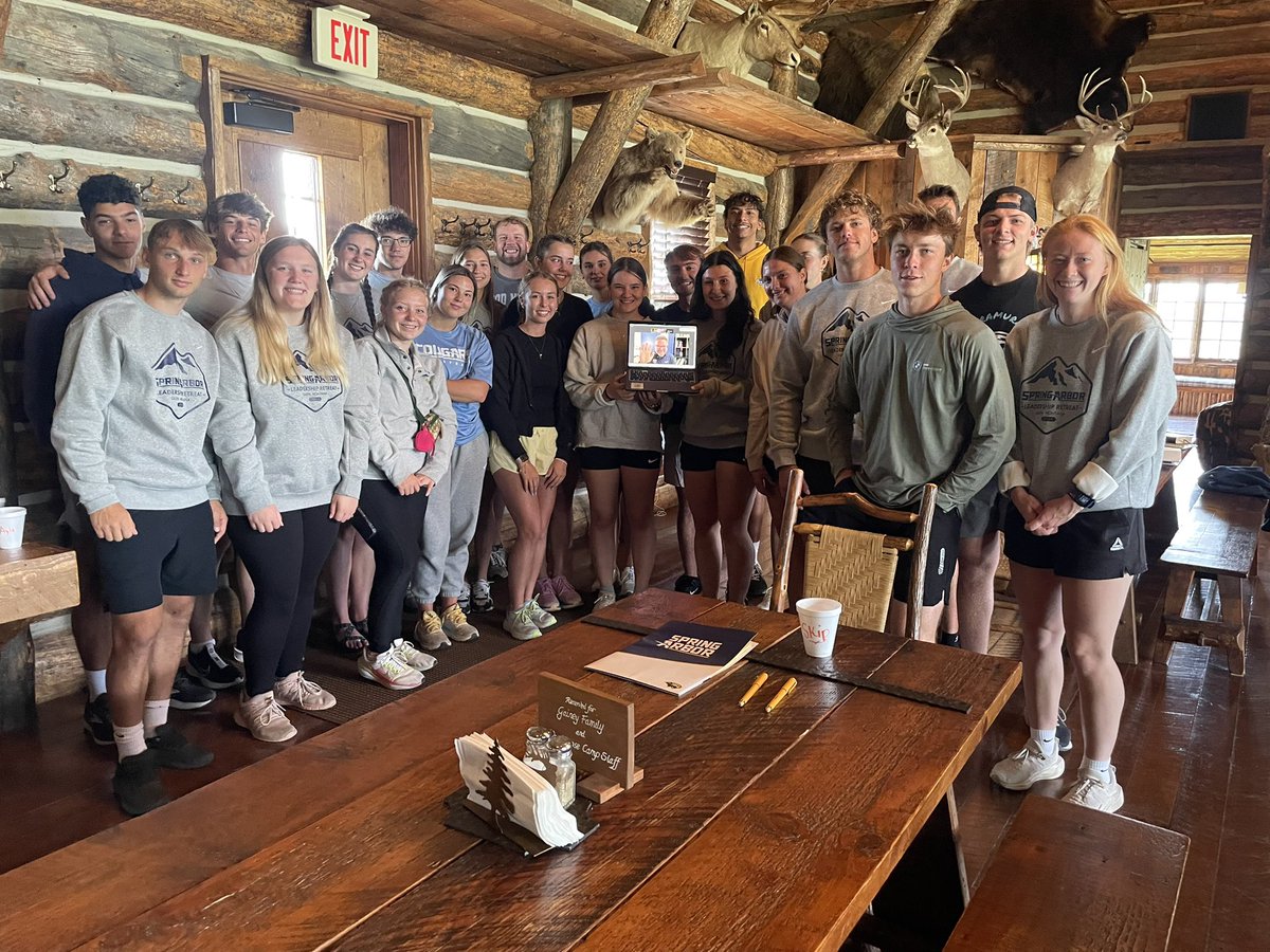 Life got in the way this year. Sad to miss our annual Montana Leadership Retreat. Got to share a brief zoom at the beginning of the week. Thanks for the pic, guys! <a href="/SAUCougars/">Spring Arbor Athletics</a> <a href="/springarboru/">Spring Arbor University</a>