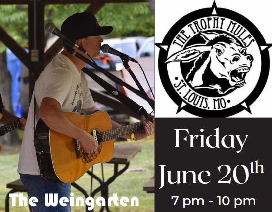 Friday night tunes at <a href="/theweingarten/">The Weingarten</a> in Belleville, IL 🎵 🍷 🤠