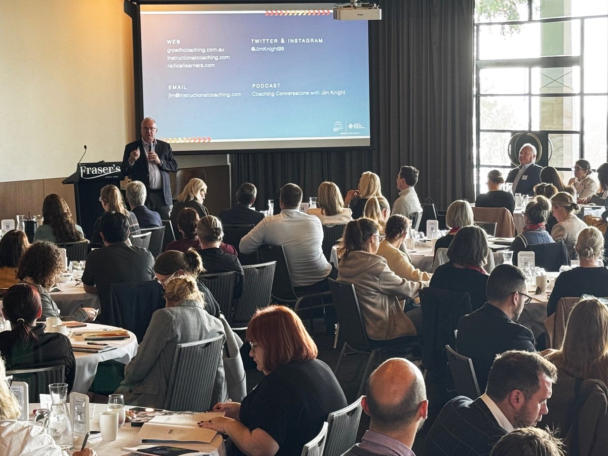 gcieducation's tweet image. An energising start to Day 1 of the #InstructionalCoaching Done Well Roadshow in Perth! 🚗
Led by @jimknight99, these #educators have come together looking to improve #learning, engagement and #teaching in their contexts, supported by research-backed strategies 📝
