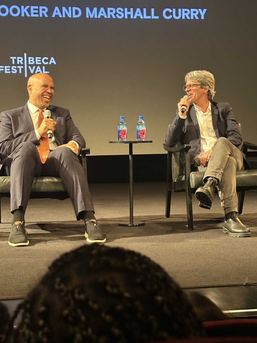 Great time w ⁦<a href="/CoryBooker/">Cory Booker</a>⁩ at ⁦⁦<a href="/Tribeca/">Tribeca</a>⁩ 20th Anniversary screening of Street Fight. Distressing though that stuff that seemed shocking in Newark 20 yrs ago—officials shaking down businesses, flooding the zone w lies, etc.— are commonplace from today’s White House