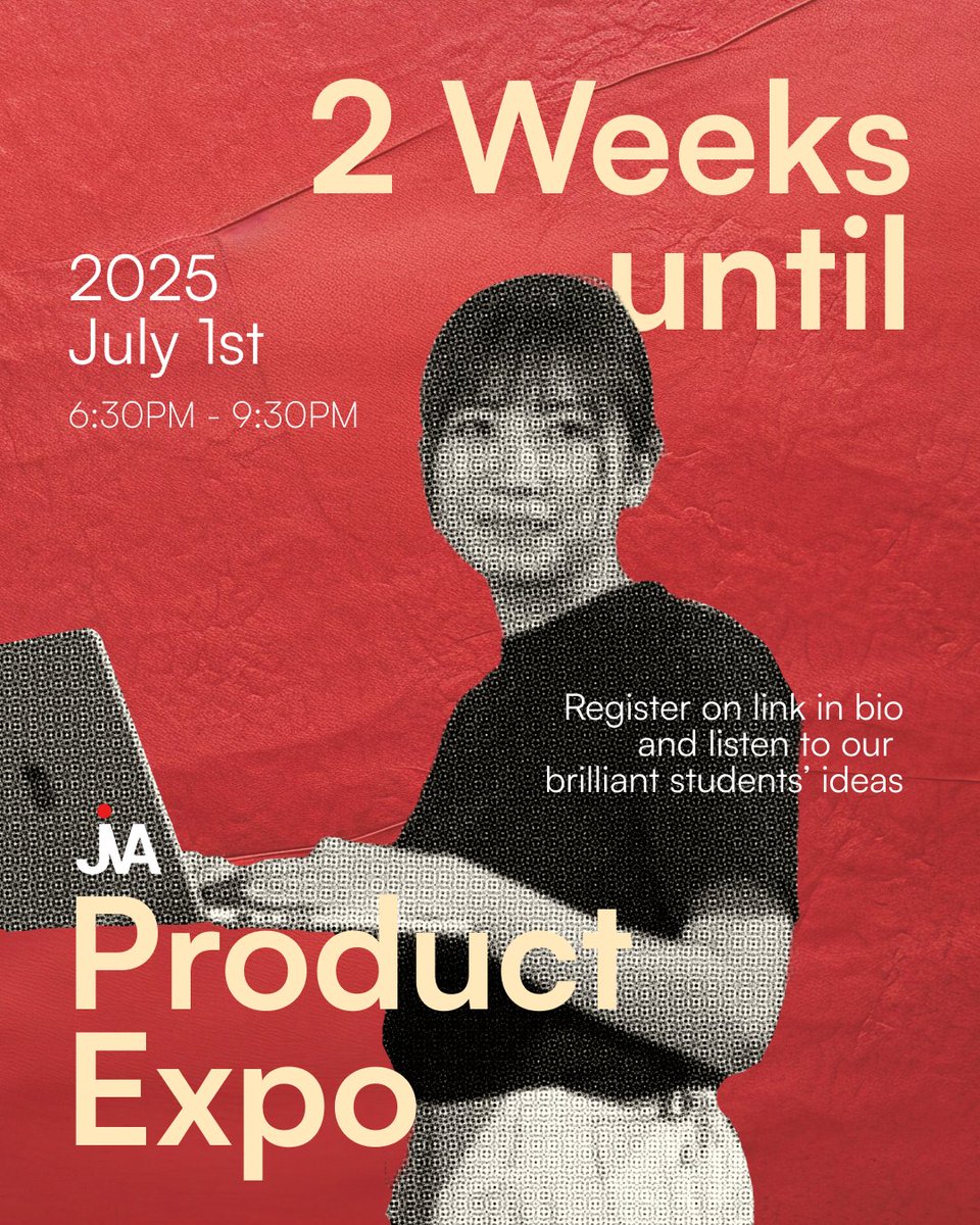 jventureacademy's tweet photo. ✨あと約2週間で、JVAのProduct Expoが開催されます！✨
ブートキャンプ生たちが全力でカタチにした、アイデア満載のプロジェクトが一堂に集結！
ぜひ、未来のイノベーターたちの挑戦を見に来てください！
👇参加登録は下のリンクから Go Go‼️
https://t.co/Nr2daC7GO9
#TokyoStartups #JVAProductExpo https://t.co/LTBhaDibMv