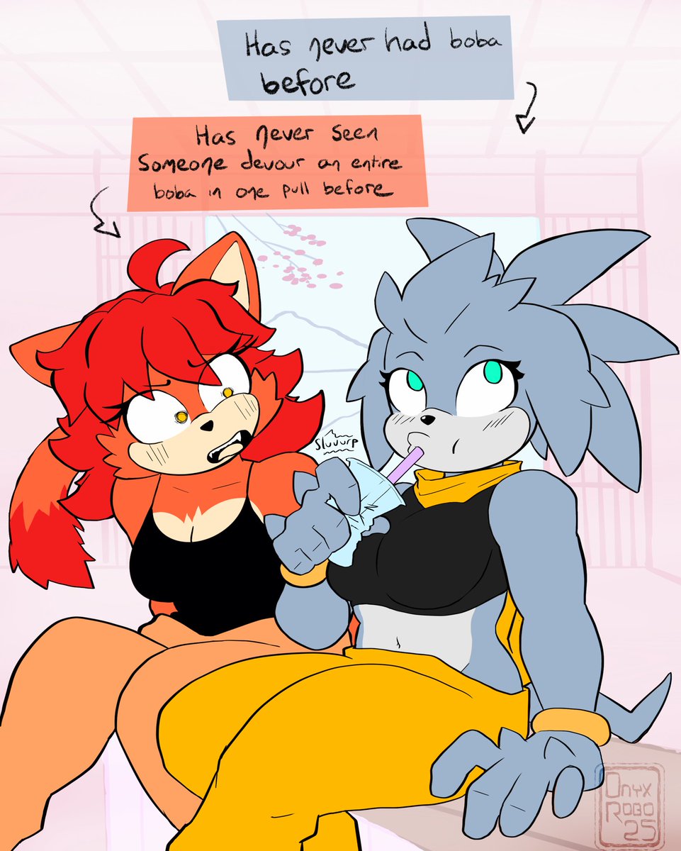 OnyxRoBo's tweet image. Luna enjoys new things as hard as she can 💪
Luna belongs to me, Luana belongs to @quaverdraws