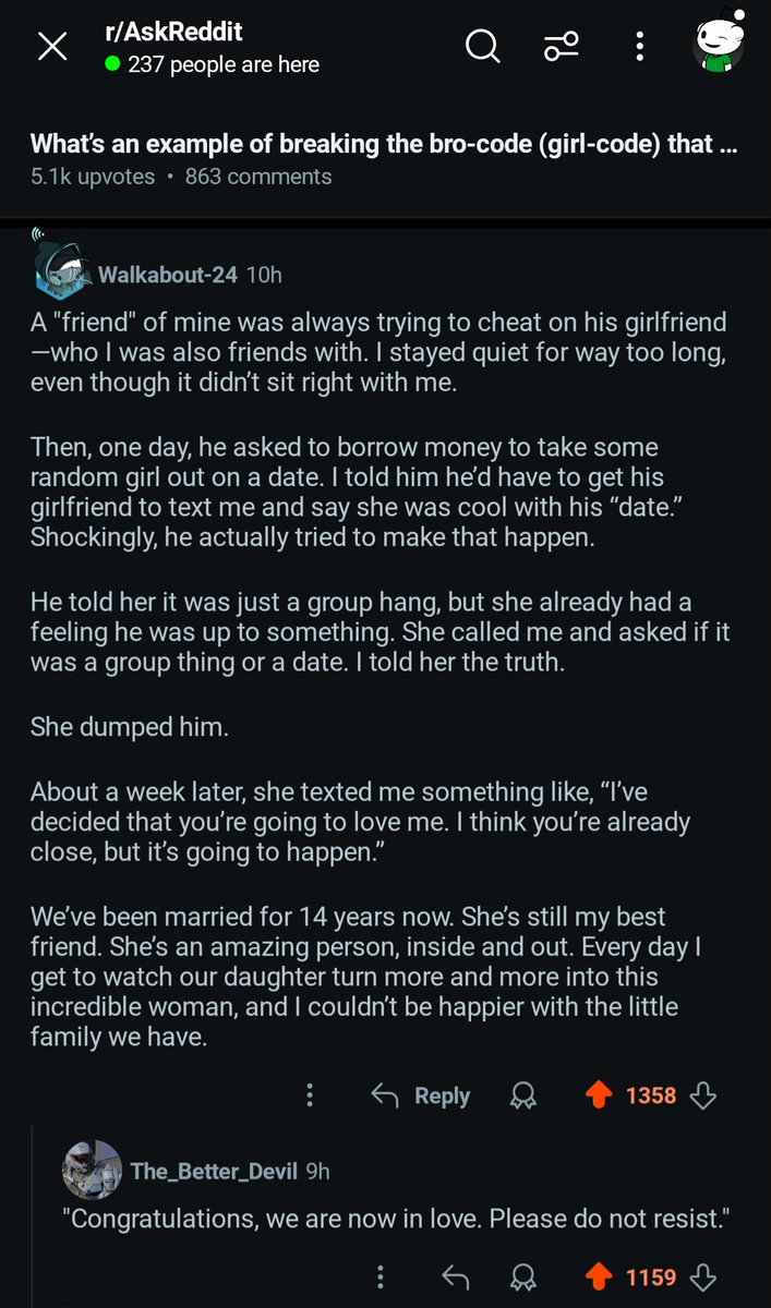 "I've decided that you're going to love me" is a killer line.