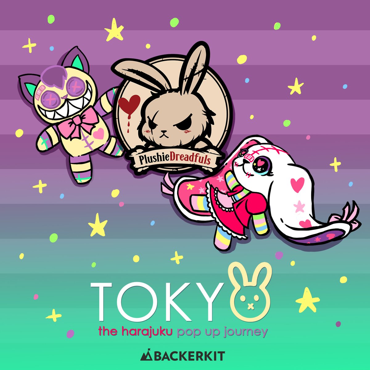 Follow on BackerKit to be part of the journey ⭐

In December '25, the dreadful world expands,
A pop-up blooms in Tokyo’s lands.
But if you can't cross sea or shore,
The virtual realm holds dread and more.

bit.ly/PdPuTokyo2025