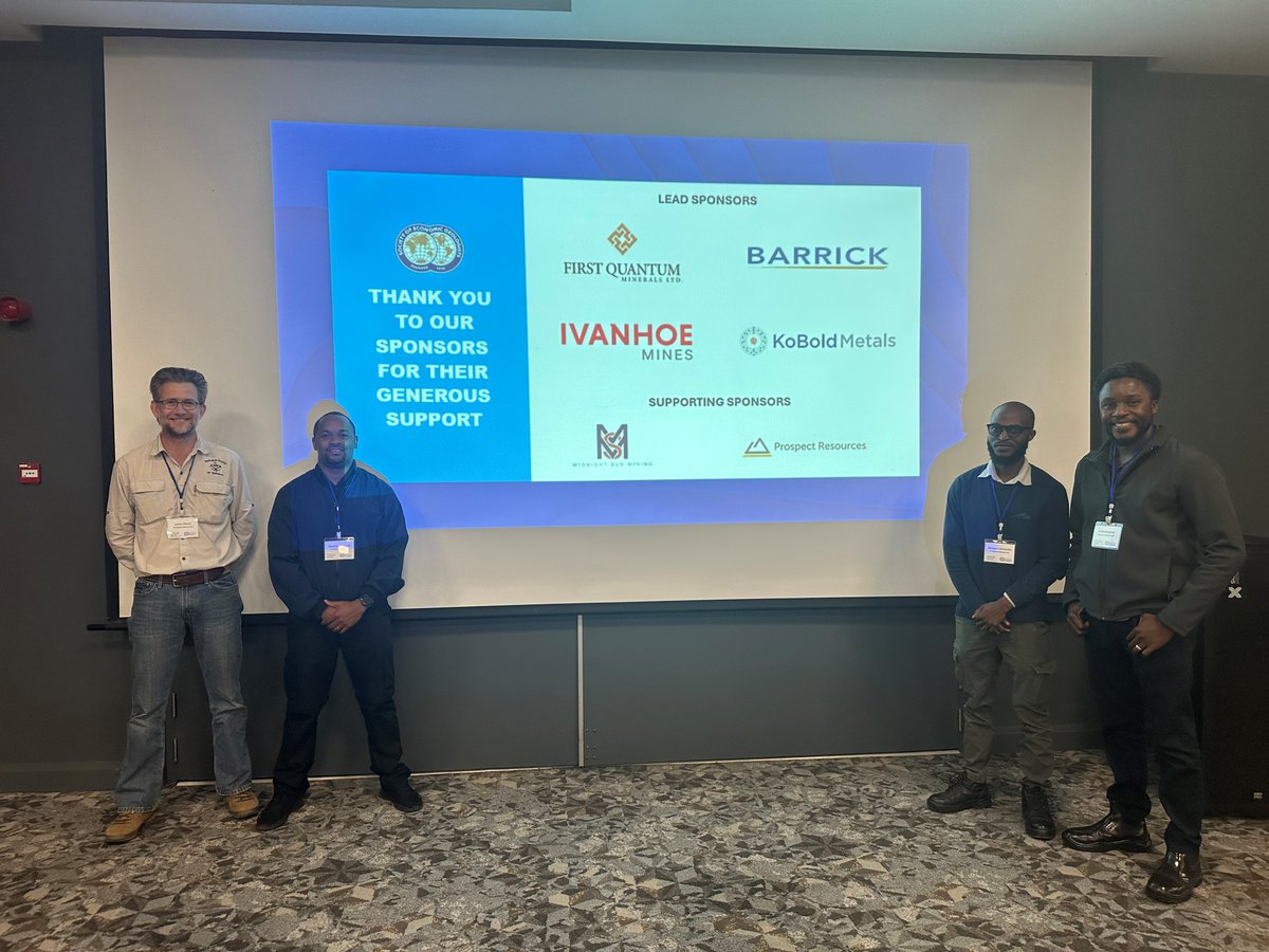 Prospect Resources was proud to be a sponsor of the inaugural SEG Copperbelt Symposium in Kitwe, Zambia. Four members of our team attended, gaining valuable insights and connections to help shape the future of copper exploration.

$PSC $PSC.AX #ProspectResources