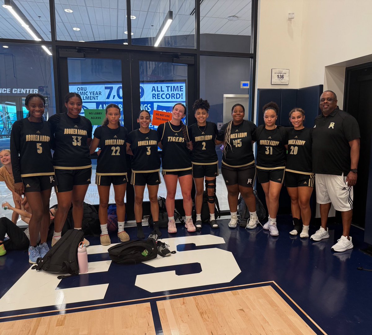 Congratulations to our JV team for winning the ORU Team Camp! 🏆                                           This is a special group, our future continues to be bright!!💫                                                            Love our team!!🐅🏀⚡️🖤 #RISE