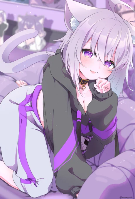 猫又おかゆちゃん #絵かゆ #ホロライブ