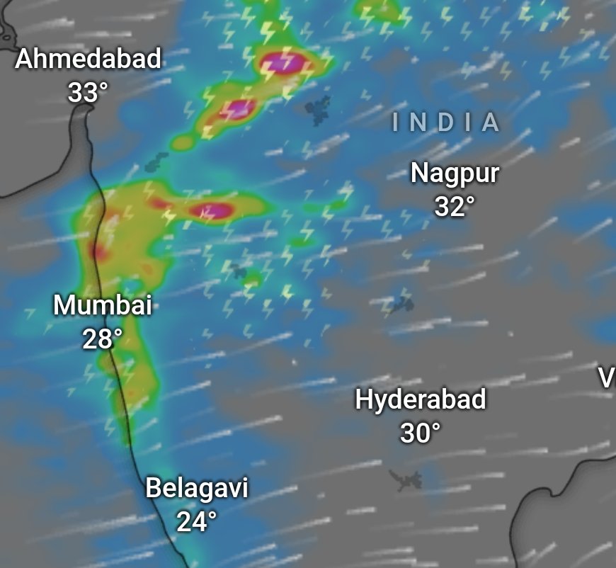 While further reduction in #rains likely over #TamilNadu ghats, #Kerala and coastal #Karnataka,  today heavy - isolated very #heavyrains possible over coastal #Maharashra including #Mumbai and many parts of Central and North/NE #India !!🌧️🌧️
#MumbaiRains #GujaratRains #DelhiRains