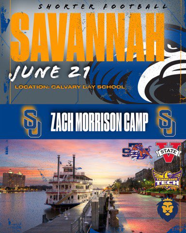 🚨🚨Saturday we will be in Savannah GA!!! Be sure to sign up and show out!!! Saturday will be our last camp of the summer! Can’t wait to see YOU there!!!🏈

Sign up here⬇️⬇️⬇️

…hmorrisonfootballcamps.totalcamps.com/About%20Us

#Hawknation 🔵⚪️