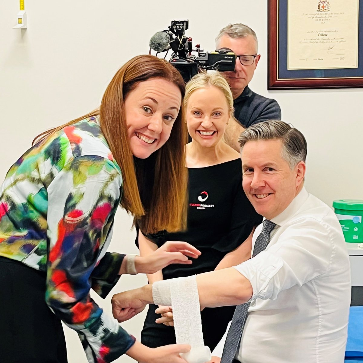 UniSA (@universitysa) on Twitter photo Great to have <a href="/Mark_Butler_MP/">Mark Butler MP</a> join
<a href="/UniversitySA/">UniSA</a> and <a href="/WoundsAus/">Wounds Australia</a> at our City West Health Clinic to launch the Chronic Wounds Consumable Scheme which will support thousands of #diabetes patients with chronic #wounds. bit.ly/4k2OvE7 Great to have <a href="/Mark_Butler_MP/">Mark Butler MP</a> join
<a href="/UniversitySA/">UniSA</a> and <a href="/WoundsAus/">Wounds Australia</a> at our City West Health Clinic to launch the Chronic Wounds Consumable Scheme which will support thousands of #diabetes patients with chronic #wounds. bit.ly/4k2OvE7