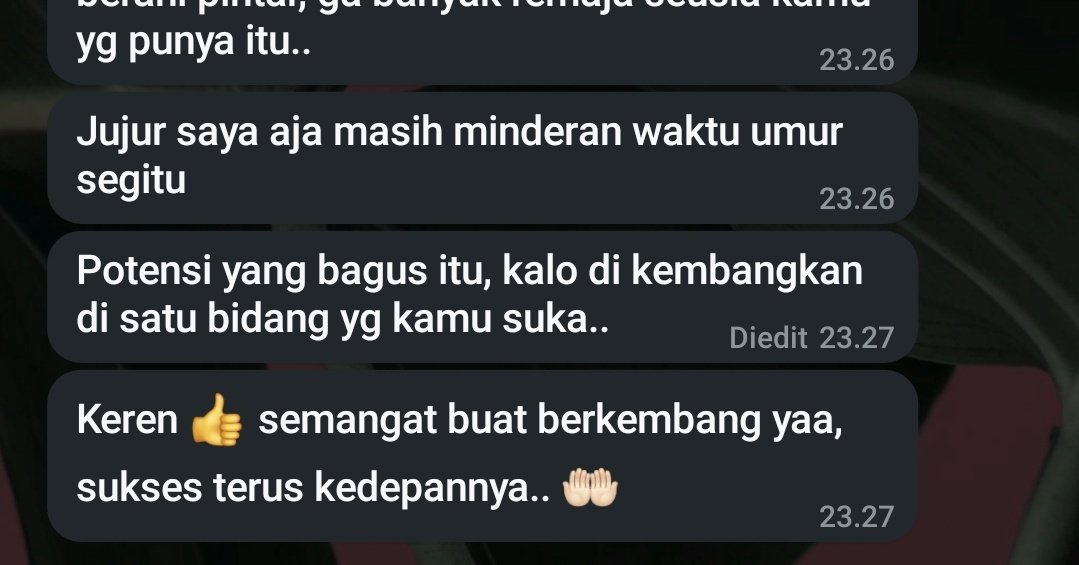YazidRofi's tweet photo. bahkan seseorang yang mempunyai ilmu tinggi pun masih merendah dan mendukung yang dibawahnya, tapi kebanyakan orang dikasih ilmu sedikit sudah bisa merendahkan orang  yang mungkin punya potensi di bidang lain.
#stopsombong😉 https://t.co/rUl9b83gVc
