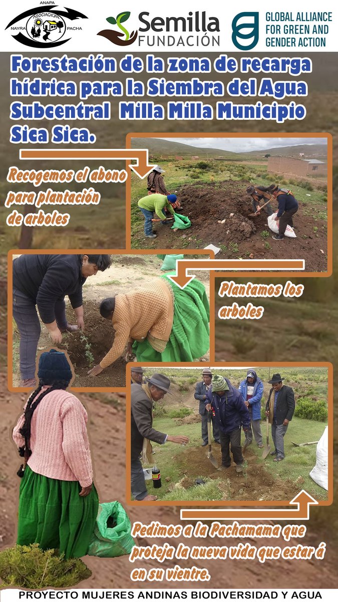 Los arboles y la vegetación son lo primordial para las zonas de regarga hídrica ya que  ayudan a infiltrar el agua de lluvia en el suelo, recargando acuíferos y manteniendo caudales constantes.
#fundaciónsocioambientalsemilla
#crisisclimatica
#SiembraYCosechaDelAgua