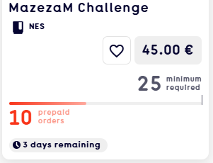 alekmaul's tweet image. 3 days left and still 10 pre-orders :(
Please help to make a physical version ;) !
homebrew-factory.com/nes/149-mazeza…
#retrogaming #nes #homebrew #indiegames #nesdev
