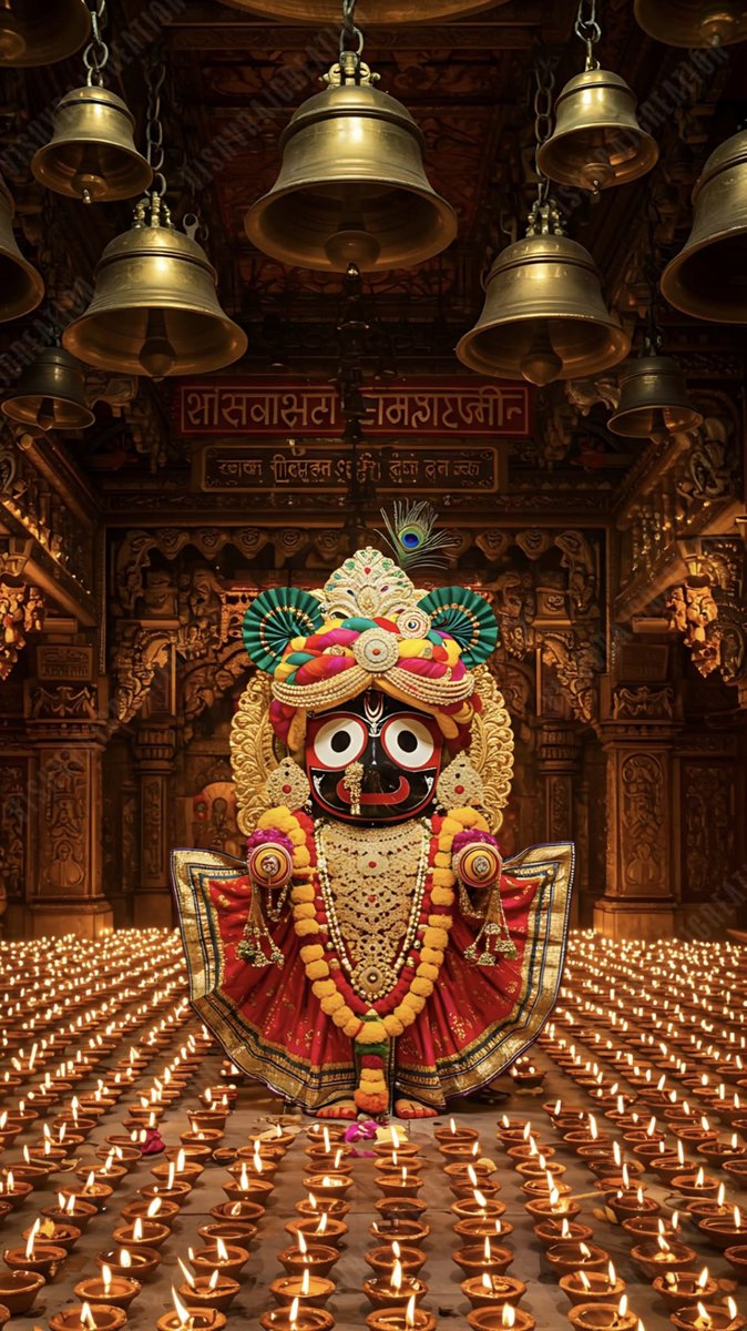 जगन्नाथ स्वामी हैं जगत के पालनहार,
पुरी धाम में करते भक्तों से प्यार।
बलभद्र और सुभद्रा संग विराजते,
रथयात्रा में सारा संसार उन्हें खींच लिवा चलते।

जय जगन्नाथ महाप्रभु 🌸🦚