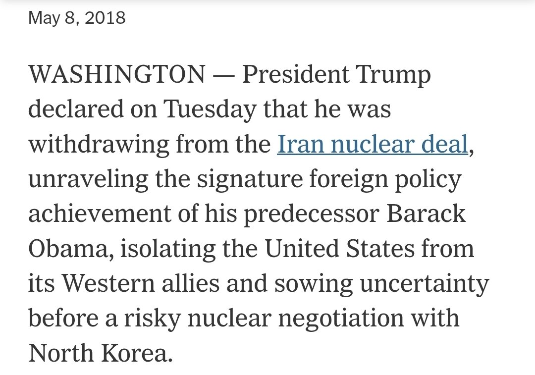 SabbySabs2's tweet image. Trump withdrew from the Iran nuclear deal in 2018. Then, in 2020, he ordered the assassination of Soleimani. The US and Israel are the aggressors. They've robbed, starved &amp;amp; killed ppl in other countries. Israel is the final stage of colonialism. The Bible is the excuse.