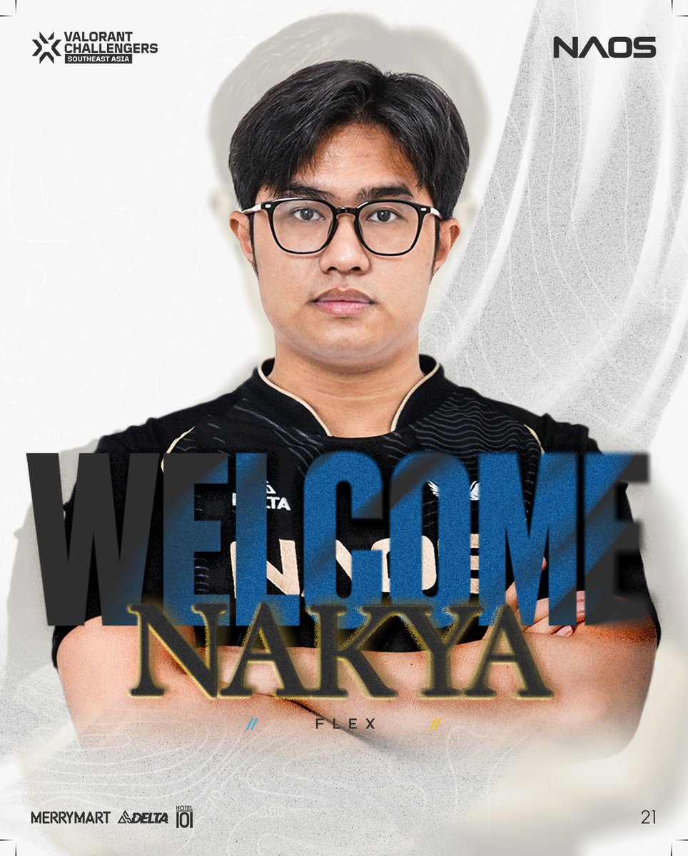 Just in time for Split 3 — welcome our newest flex, Nakya! 💪

Straight from dominating the Indonesian scene, he’s here to add more heat to our roster. Let’s get to work! ⚡️

#NAOStheTime