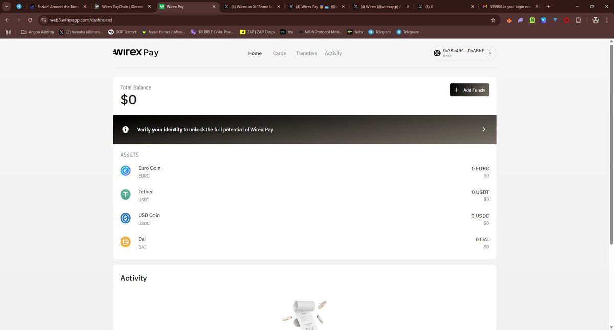 Just activated <a href="/WirexPayChain/">WPAY</a> and it’s a game-changer 🔥
Spend stablecoins like cash, earn rewards like a pro, and never give up custody of your wallet.
Crypto payments, upgraded.
#WirexPay #DeFiForAll