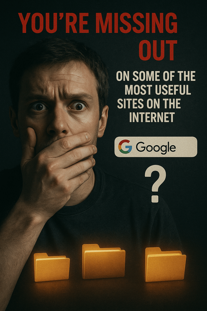 therjrajesh's tweet image. Suspense &amp;amp; FOMO
You’re missing out on some of the most useful sites on the internet.
Why?
Because Google doesn’t want you to find them.
Here are 3:

(3/3 would bookmark):
