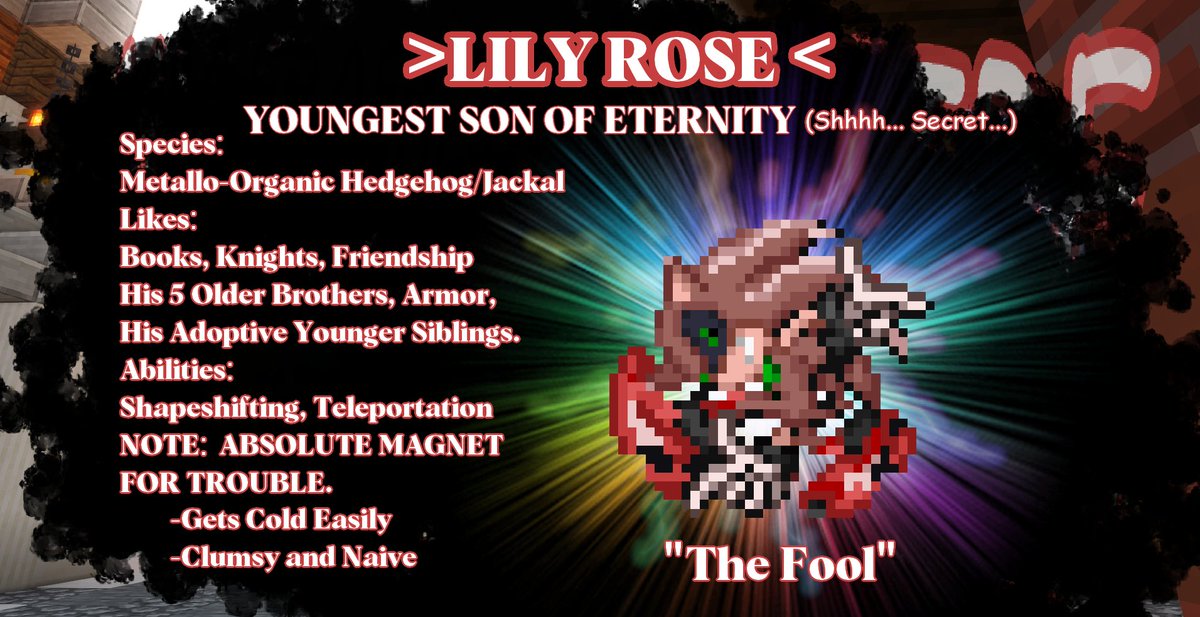 MetallixLily's tweet image. HOPE YOUR READY FOR ME, WORLD!
-LILY ROSE-