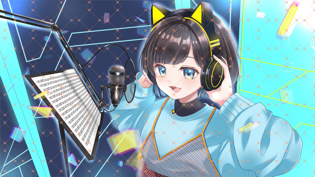 ittan_Neru084's tweet photo. #1枚絵公開 

╭━━━━━━━━━━━╮
   あーあー、マイクテステス。
   聞こえてる？
   今日も1日頑張ろうね！
╰━ｖ━━━━━━━━━╯ https://t.co/GsJWSYJhXh