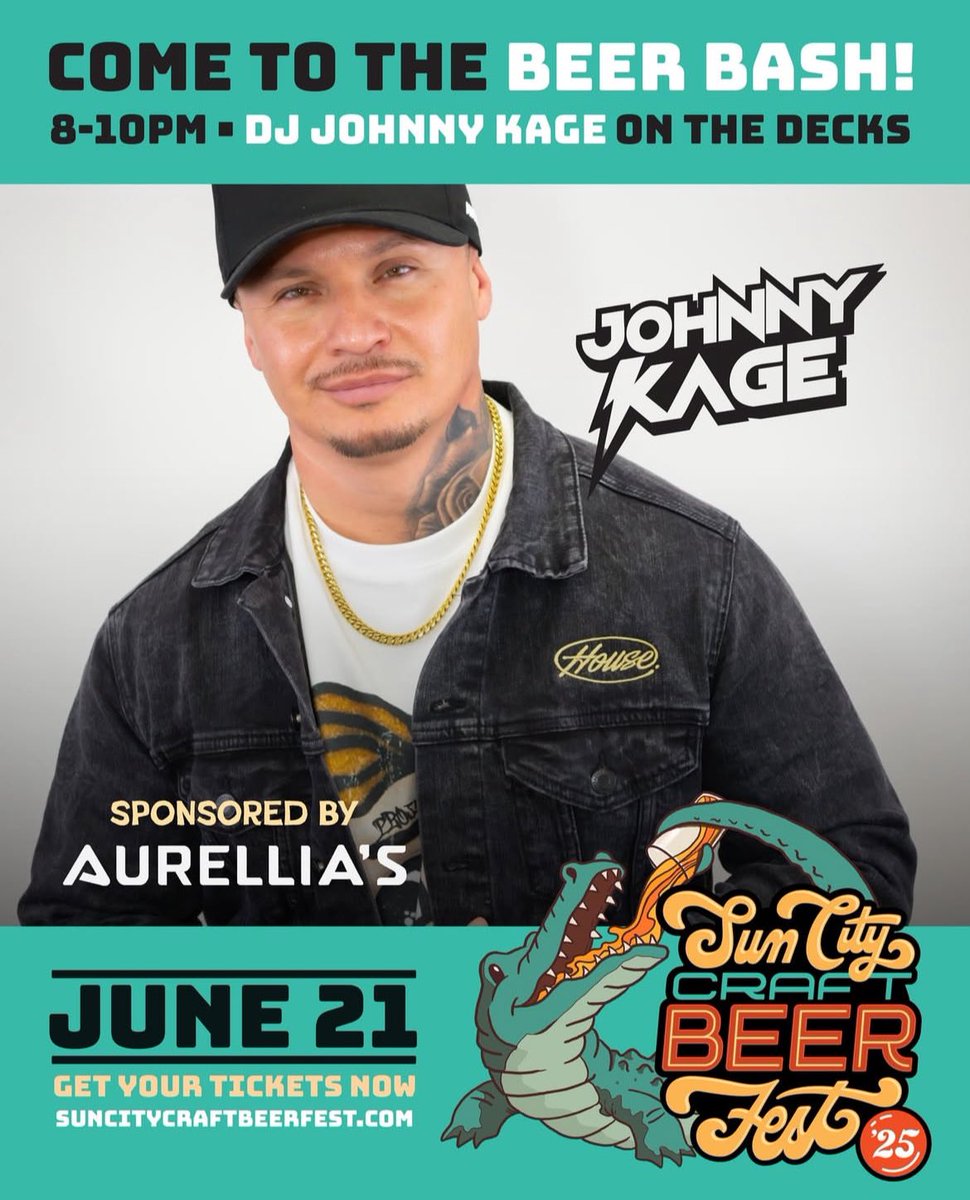 Sun City Craft Beer Fest this Saturday 5-10 at the Convention Center! Beer sampling, food, DJs, bands.. tickets online!