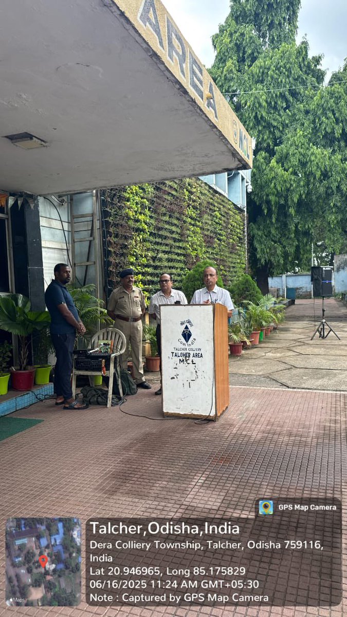 TalcherArea_MCL's tweet photo. Swachhata Pledge in front of GM Office, Nandira Colliery and Talcher Colliery on dtd. 16.06.2025 https://t.co/dOZGzKcq8C