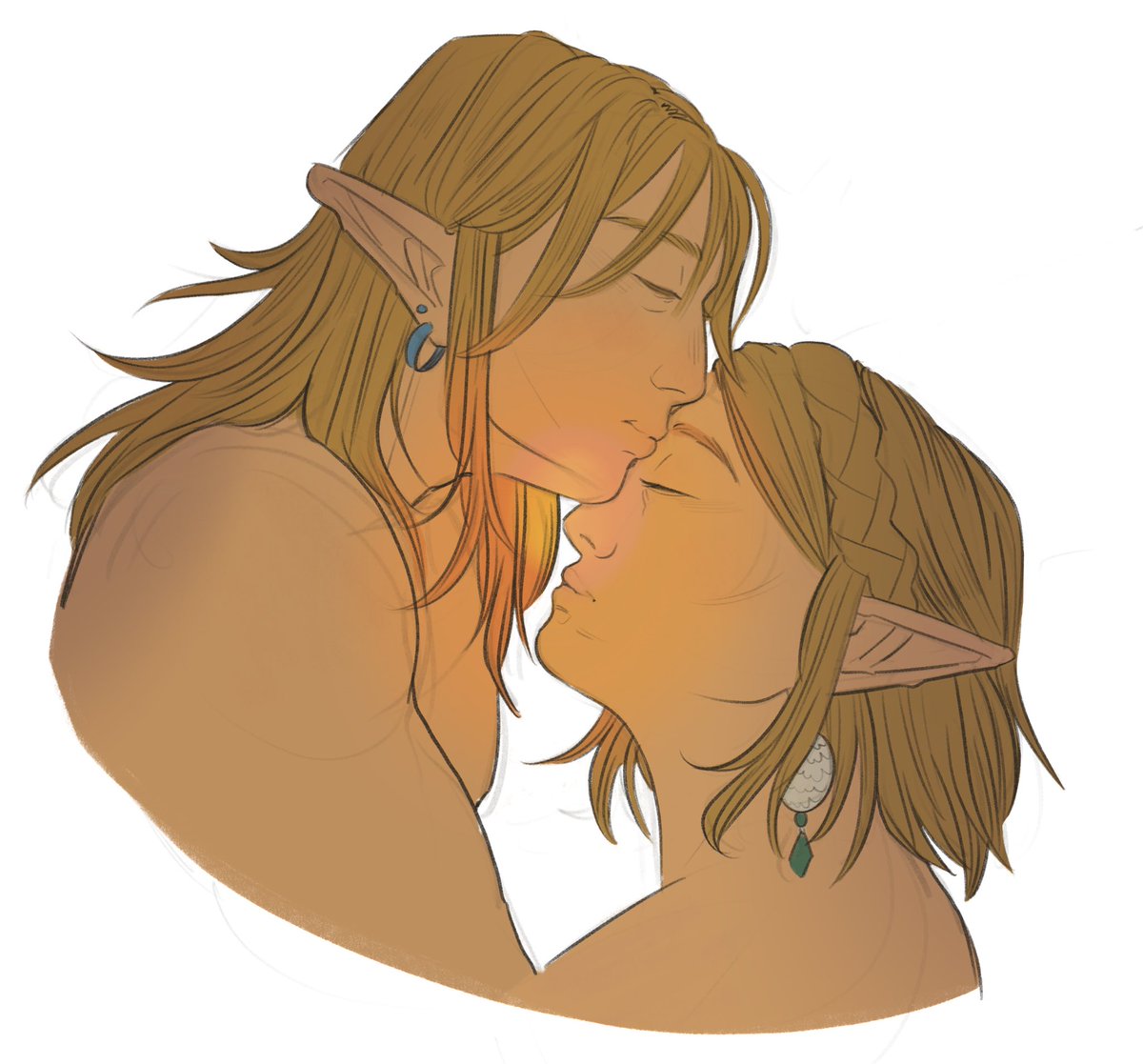 okavart's tweet photo. i’ve been so obsessed with them lately #totk #tearsofthekingdom #zelink #totkfanart #zelinkfanart https://t.co/4heU6MQ3ZH
