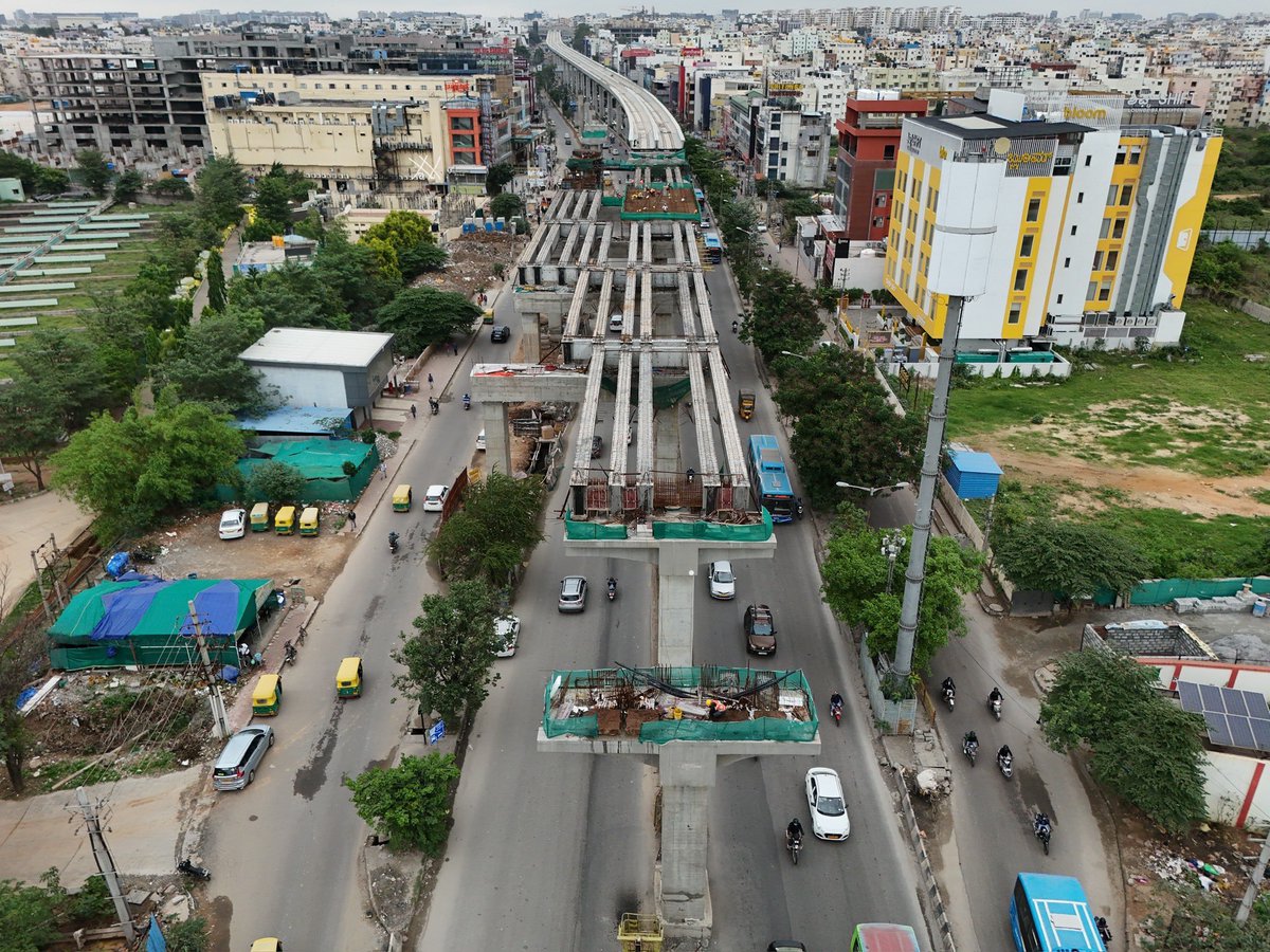 Bangalore Metro Updates (@wf_watcher) on Twitter photo #BlueLine Metro construction at Marathahalli, opposite to Bloom Hotel, Outer Ring Road. #NammaMetro #SNC
<a href="/TheMetroRailGuy/">The Metro Rail Guy</a>
Pc: X friend. #BlueLine Metro construction at Marathahalli, opposite to Bloom Hotel, Outer Ring Road. #NammaMetro #SNC
<a href="/TheMetroRailGuy/">The Metro Rail Guy</a>
Pc: X friend.