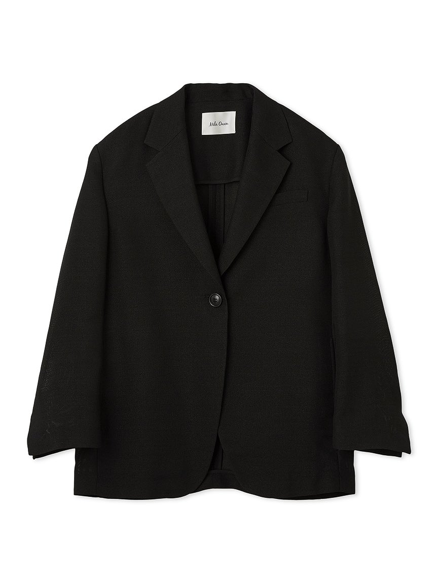 MilaOwen（ミラ オーウェン） 【防シワ】ドライタッチメッシュジャケット New Arrival - ドライタッチメッシュジャケット ¥13,970- (tax in