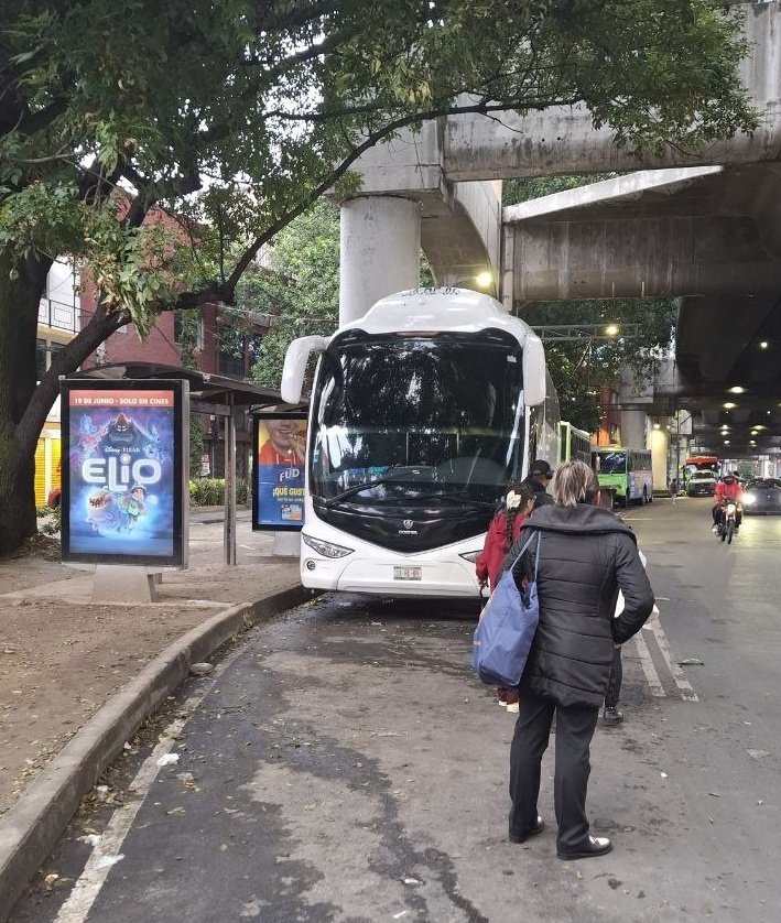 r2boy's tweet photo. @BJAlcaldia @Alcaldia_BJ Hay les encargamos los vecinos y negocios ya están hasta cuello meses y siguen no dejan parar al trasporte y la gente se baja estoes en Av San Antonio pasando Revolución frente al SORIANA, que quede libre las paradas de Bus https://t.co/yFVfddvzae