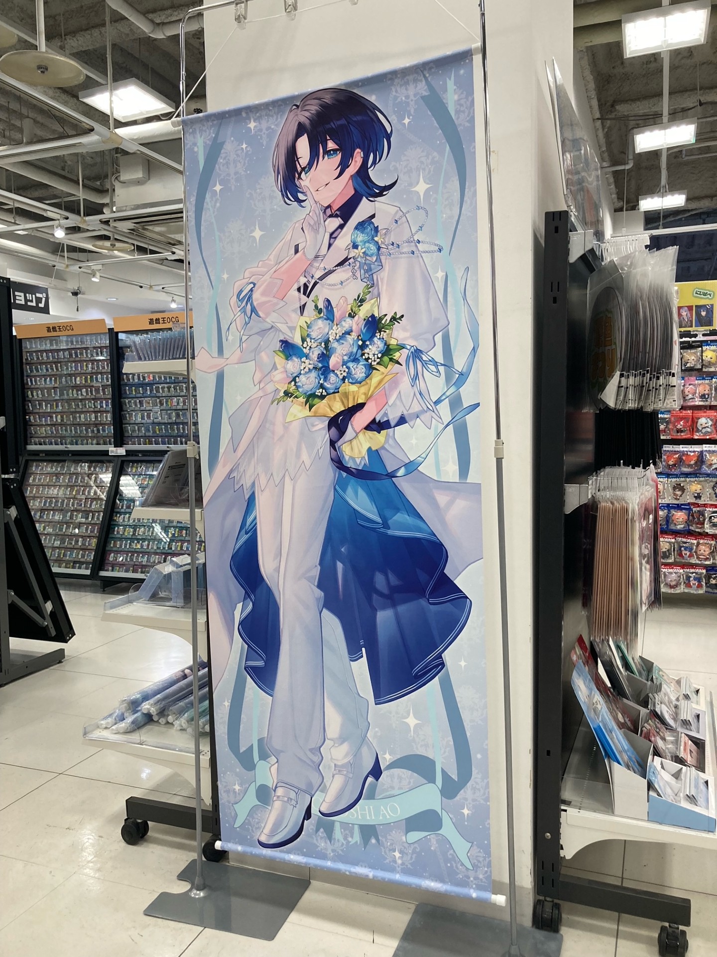 ホロライブ ジューンブライド 等身大タペストリー 天音かなた