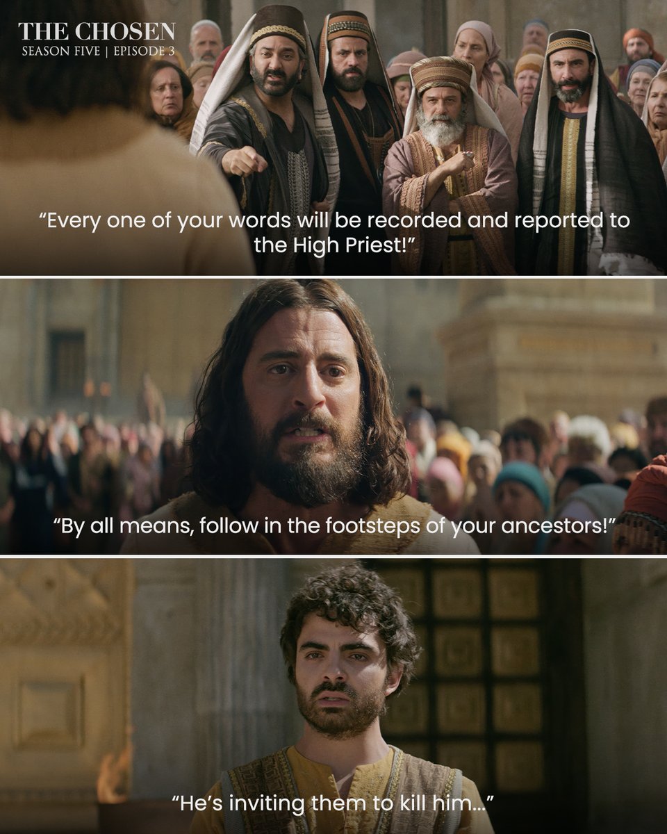 When Jesus preaches to the massive Passover crowd, the religious leaders try to trap him in his words. You can probably imagine how well that ends for them. 😉