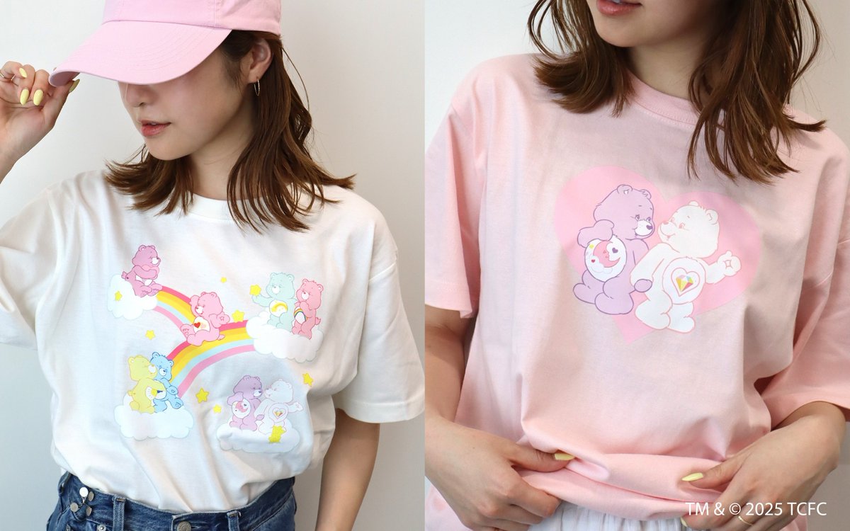 ?POP UP先行販売? ケアベア™のオリジナルTシャツが登場?? 夏の大人 