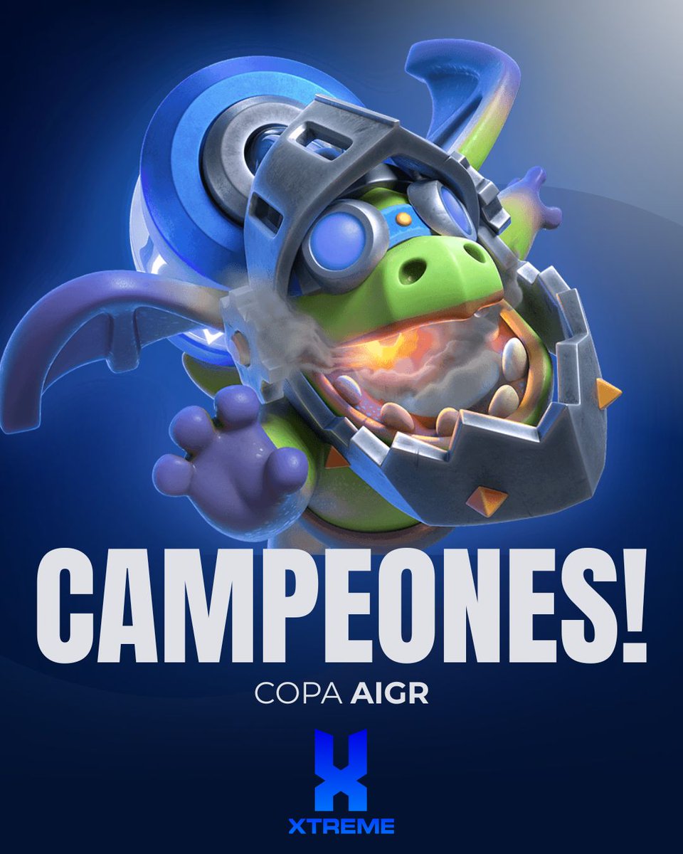 Somos Campeones !!

Logramos el tan ansiado título🥇 
En la liga 🏆<a href="/CopaAIRG_/">Copa AIRG</a> ED50
🆚 Un gran equipo <a href="/TwEsportsCR/">TW Esports</a> 

MVP de la Final🇳🇮 <a href="/TaquitoNuclear/">Taquito nuclear</a> ⭐