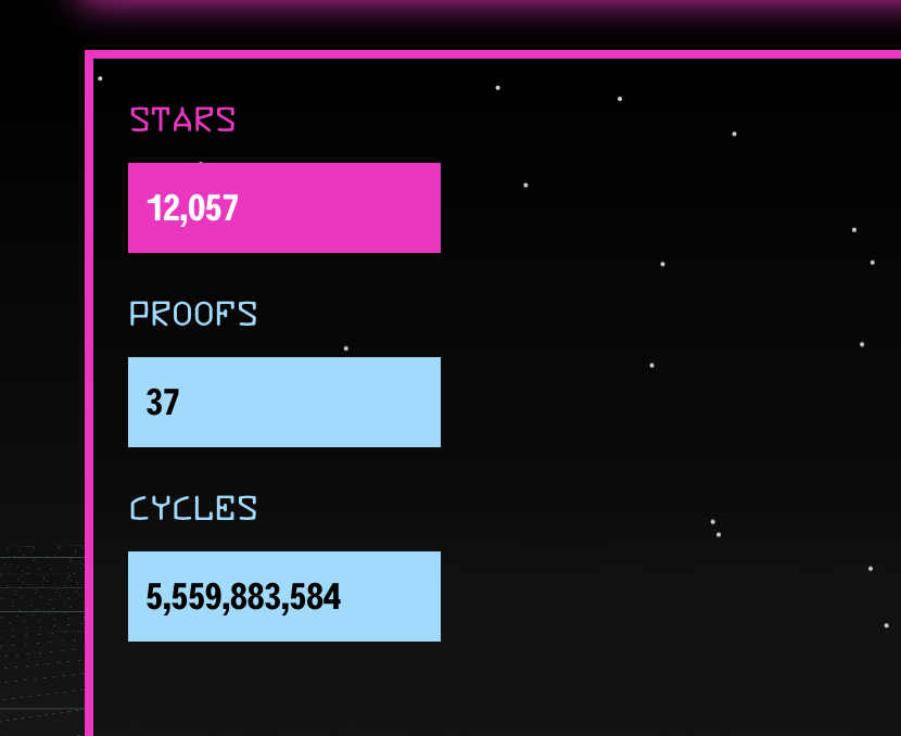 recoverblc's tweet image. Join rank 12k stars :)
@SuccinctLabs #stage2 #stage25