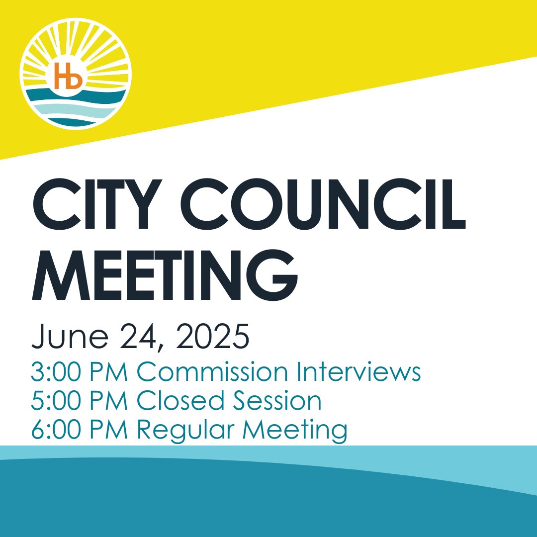 The Hermosa Beach City Council will hold a special meeting at 3 PM to conduct commission interviews, a Closed Session at 5 PM and Open Session at 6 PM. 
➡️ View the special meeting agenda at: loom.ly/EAS2Rpw
➡️ View the regular meeting agenda at: loom.ly/T7A0V9o
