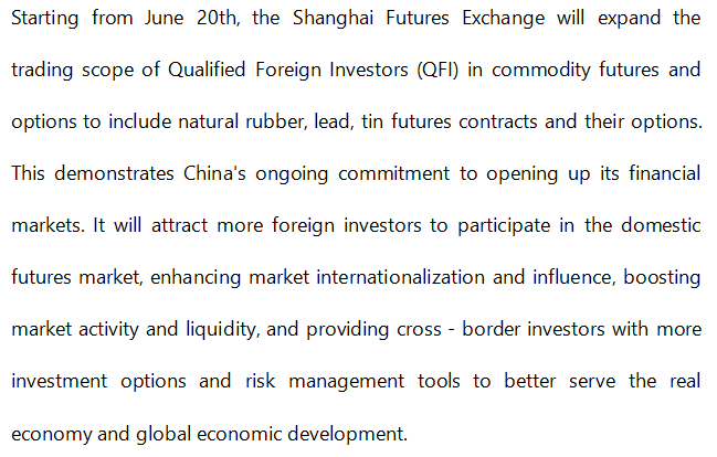 LinkPay001's tweet photo. Shanghai Futures Exchange Expands QFI Trading Scope to Boost Market Internationalization
#FuturesMarket #CrossBorderInvestment
#FinancialOpeningUp https://t.co/VBAwUoTzOE