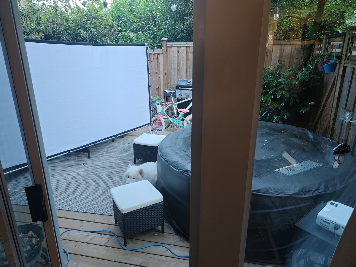 Hot tub + Mario Kart date night!