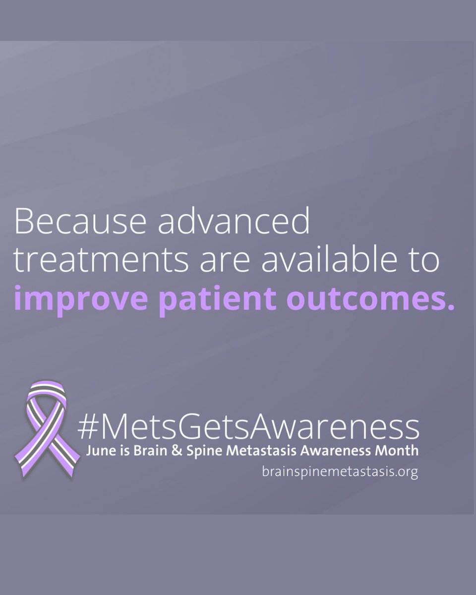 For Brain &amp; Spine Metastasis Awareness Month, we know that awareness and research work hand in hand for more success in the melanoma community.  

Although melanoma that spreads to the brain presents unique challenges, thanks to continued advancements in research, patients now