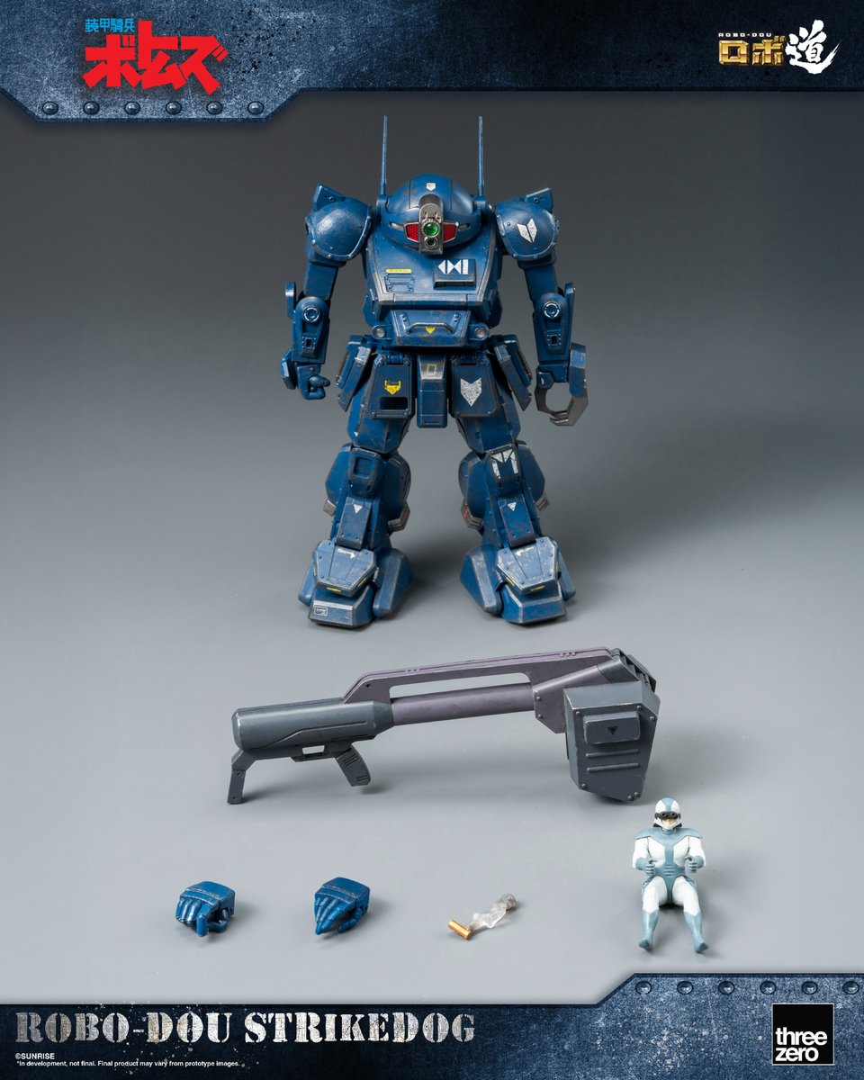 【Pre-order the ROBO-DOU Strikedog Now!】

ROBO-DOU Strikedog is currently available for pre-order at threezero Store, threezero Tmall, and selected distribution partners worldwide!

tinyurl.com/Strikedog-EN

SRP: 149.99 USD / 1,130 RMB / 1,180 HKD / 4,920 TWD / 23,640 JPY

©