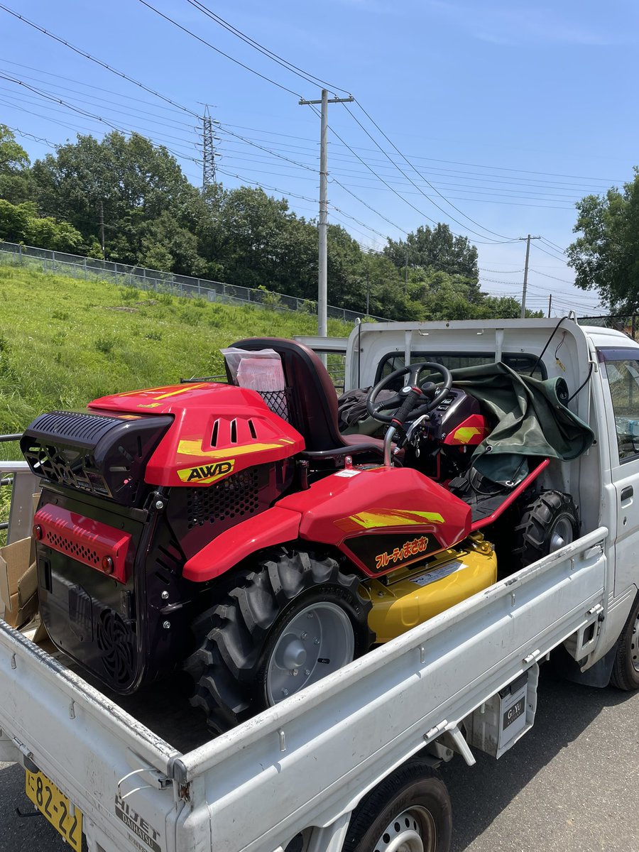 Aaaaajitama's tweet photo. 元気に林業やってます。
本日納車、爆走したります。 https://t.co/Gy4xhXw9AV