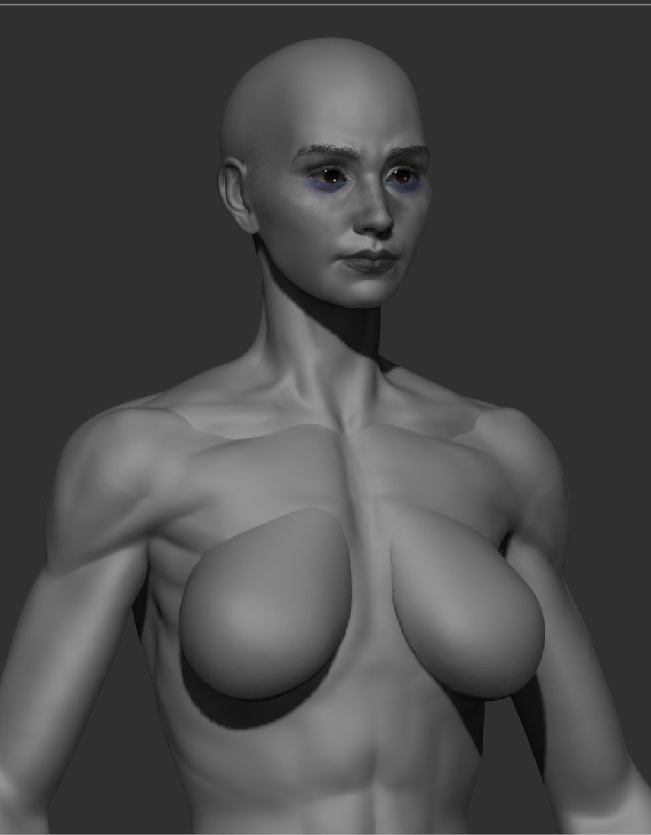 GabrielAcacio1's tweet photo. Trying to learn anatomy modeling before the 3rd world War https://t.co/AHAuGc2e7D