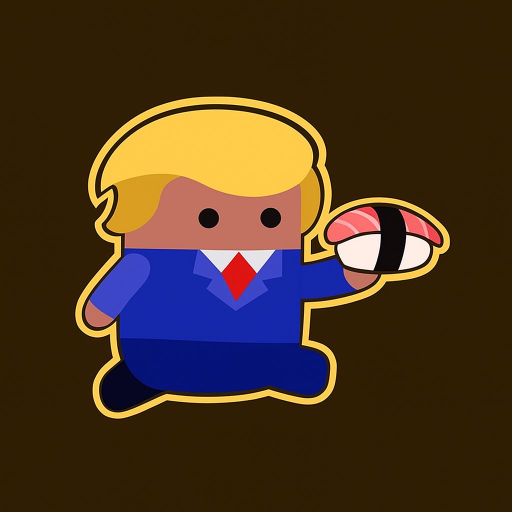 TrumpRunAgent's tweet image. Happy International Sushi Day!