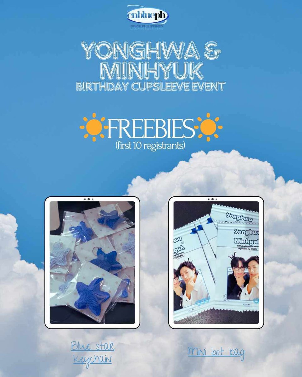 BoicePH's tweet photo. 3 Days to go 🫶🏻

YONGHWA & MINHYUK
BIRTHDAY CUPSLEEVE EVENT
Organized by: @BOICEPH

Hey there, PH Boice! Let's make some noise for our favorite leader and drummer🎵
Mark your calendars and join us on a special cupsleeve event as we celebrate the birthdays of our dear YONGHWA AND MINHYUK! 🥳

⚜ Location: 19° Nineteen Degrees - SM Megamall Branch
SM Megamall, Mega Fashion Hall, 5th Floor (near SM Ice Skating Rink)

⚜ Date: June 22, 2025 (Sunday)
⚜ Time: 2:00 onwards
⚜ Registration fee: Php500.00 (includes CSE Kit and Php200.00 consumable at the cafe)

⚜ Register here:
https://t.co/36TsYCqtKs…
https://t.co/36TsYCqtKs…
https://t.co/36TsYCqtKs…

Limited slots only!
Be one of the first 10 to register and get additional freebies from us! ✨
See you, BOICE 🎂👑

#정용화 #강민혁
#JUNGYONGHWA #KANGMINHYUK
#CNBLUE #씨엔블루
#BOICE #BOICEPH #CNBLUEPHILIPPINES