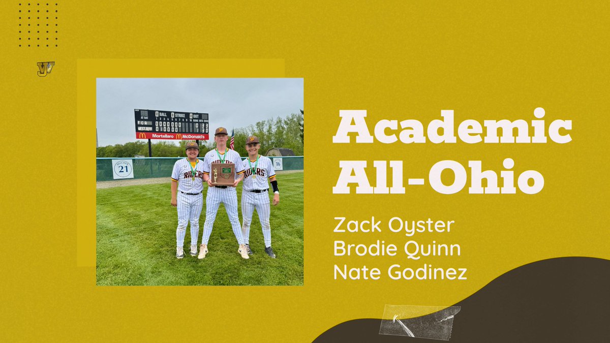 Our 3 seniors leaving it better than they found it. 
✅️ .730 career winning %
✅️ 3 straight OHC Championships
✅️ 3 straight Sectional Championships
✅️ Central District Runner Up
✅️ Central District Championship
✅️ 2 straight 20 win seasons
✅️ Team GPA 3.42