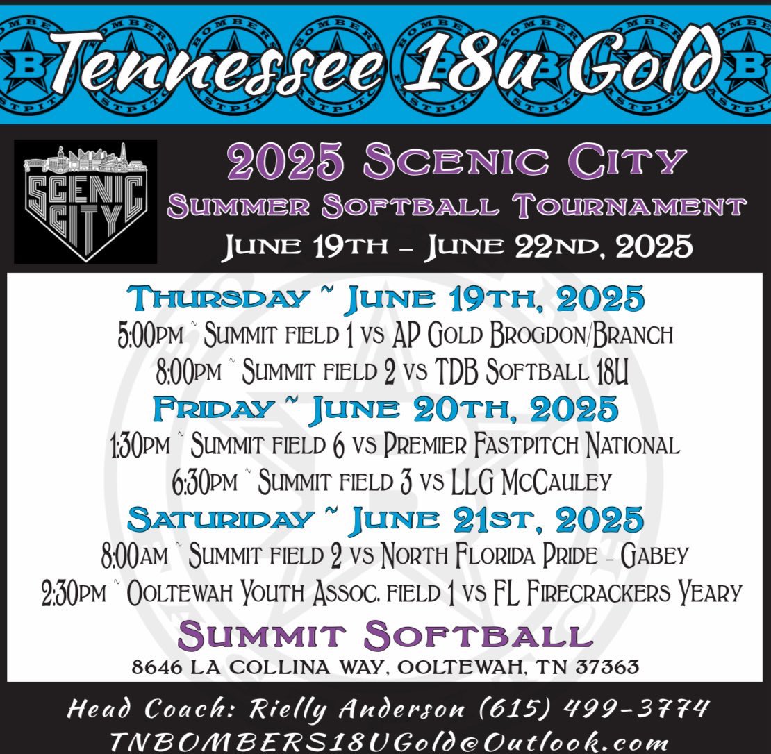 Reagan Tuck (@reagantuck2026) on Twitter photo I’m super excited for another great weekend with my team!
<a href="/TNBombers18u/">Tn Bombers 18u Gold</a> <a href="/CS_Tigers_SB/">Chattanooga State Softball</a> <a href="/RoaneStSoftball/">Roane State Softball</a> <a href="/GCRhinosSB/">Gaston College Softball</a> <a href="/GstateSB/">Gadsden State Softball</a> <a href="/RhodesSoftball/">Rhodes Softball</a> <a href="/SoftballSewanee/">Sewanee Softball</a> I’m super excited for another great weekend with my team!
<a href="/TNBombers18u/">Tn Bombers 18u Gold</a> <a href="/CS_Tigers_SB/">Chattanooga State Softball</a> <a href="/RoaneStSoftball/">Roane State Softball</a> <a href="/GCRhinosSB/">Gaston College Softball</a> <a href="/GstateSB/">Gadsden State Softball</a> <a href="/RhodesSoftball/">Rhodes Softball</a> <a href="/SoftballSewanee/">Sewanee Softball</a>
