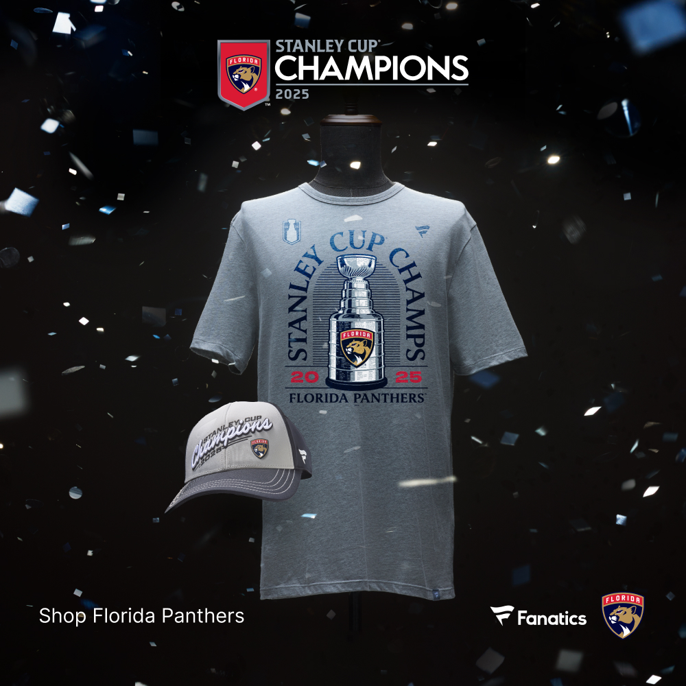 JUST DROPPED!!  FLORIDA PANTHERS BACK-TO-BACK STANLEY CUP CHAMPIONS.

FREE Shipping on orders over $24 with our Bleacher Brothers link below.

#FloridaPAnthers #TimeToHunt #stanleycup #BackToBack #StanleyCupChampions 

fanatics.93n6tx.net/c/4158453/3055…