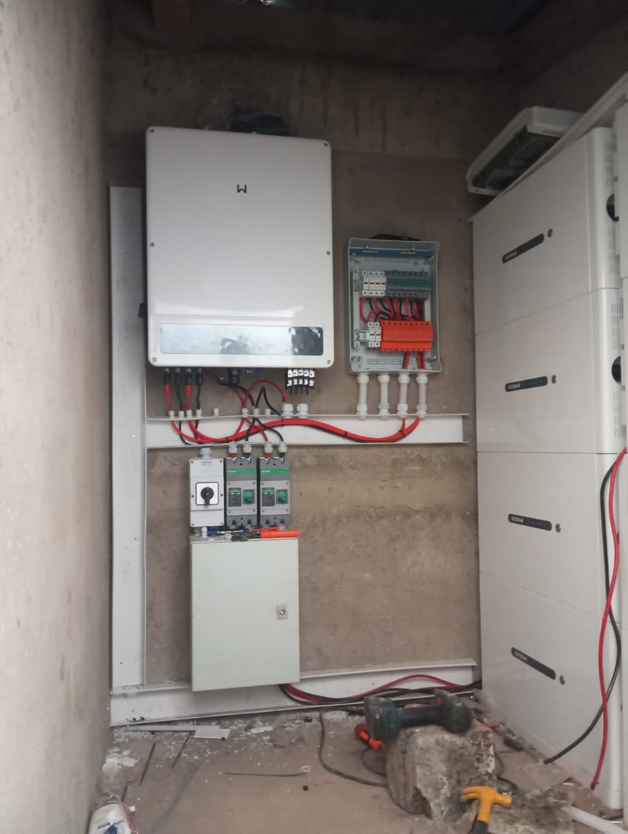 onsolarbills's tweet photo. When you need it, we've got it!

On going 30kW solar system installation in Sagana by Bills On solar EA limited.

We aim at customers realising zero bills that comes with power stability and availability to his commercial business.

Call 070l95857846 from Morecambe https://t.co/QAbZqYCVqk
