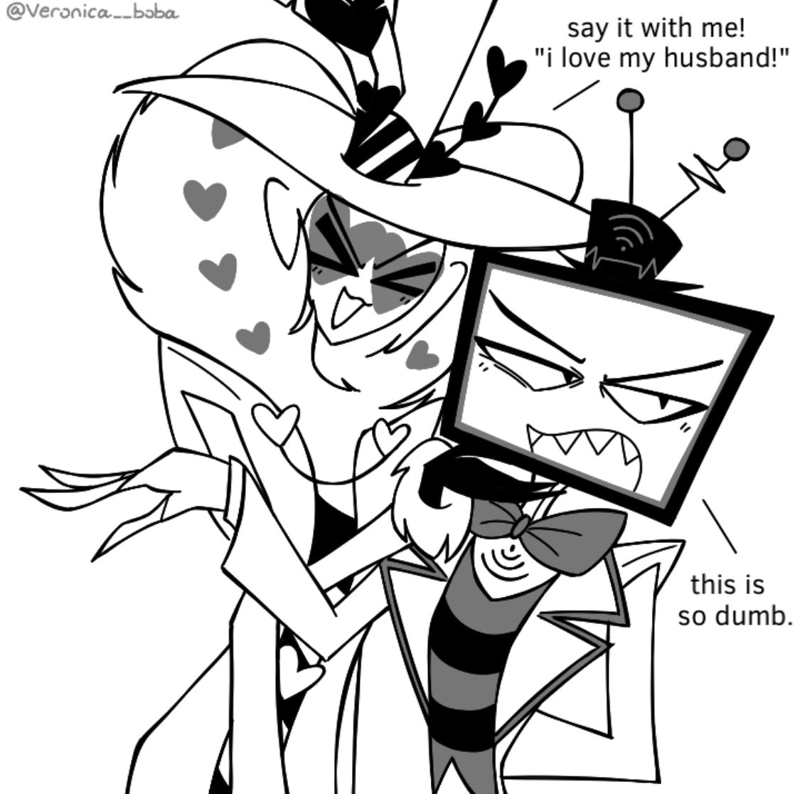 veronica__boba's tweet image. say it with him
#voxhazbinhotel #valentinohazbinhotel #StaticMoth
