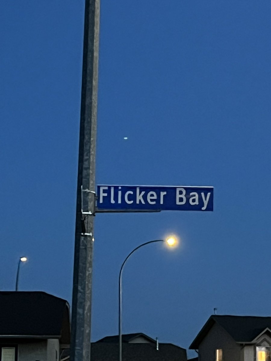 That says FLICKER Bay, which is not how I read it at first.